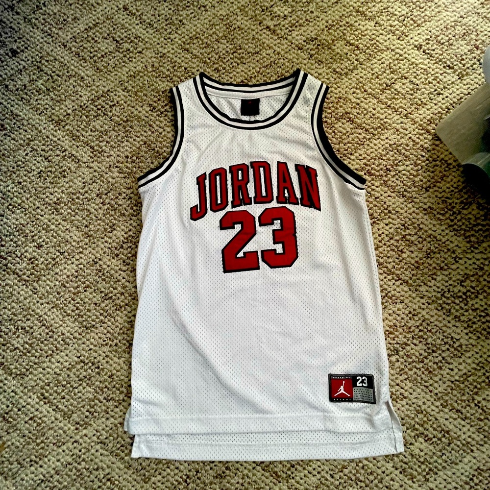Jordan kids 23 Jersey - White